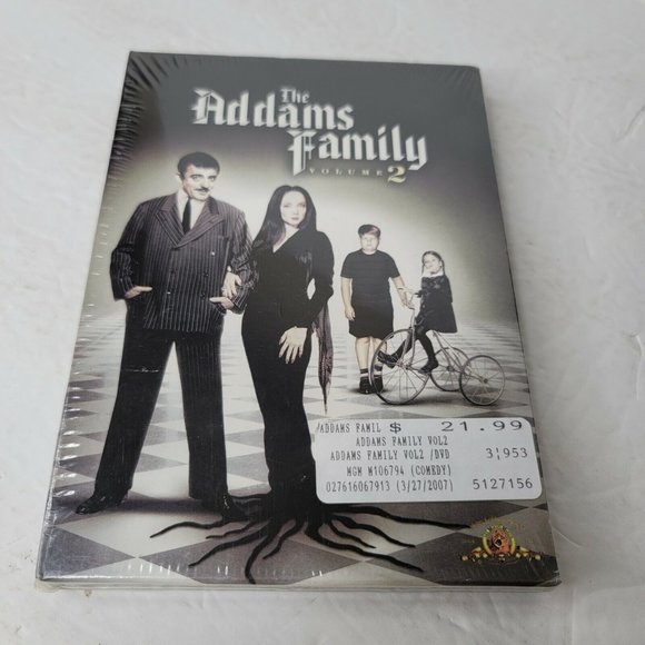 Other - The Addams Family Volume 2 Two  DVD 3 Disc Set NEW Sealed TV Series 1965